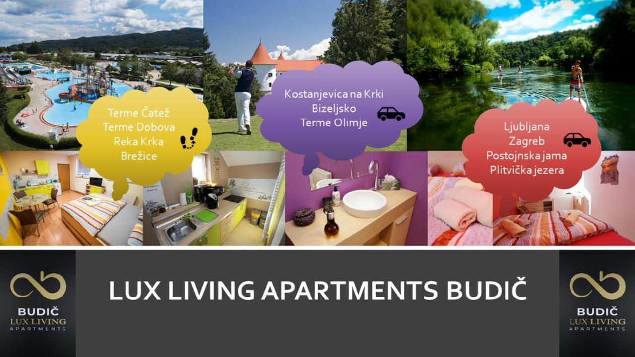 Lux Living Apartments Budic Near Terme Catez Brezice Bagian luar foto